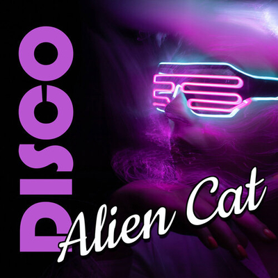Постер Alien Cat - Disco