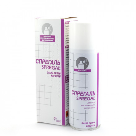 Спрегаль аэрозоль &mdash; инструкция по применению, цена, аналоги