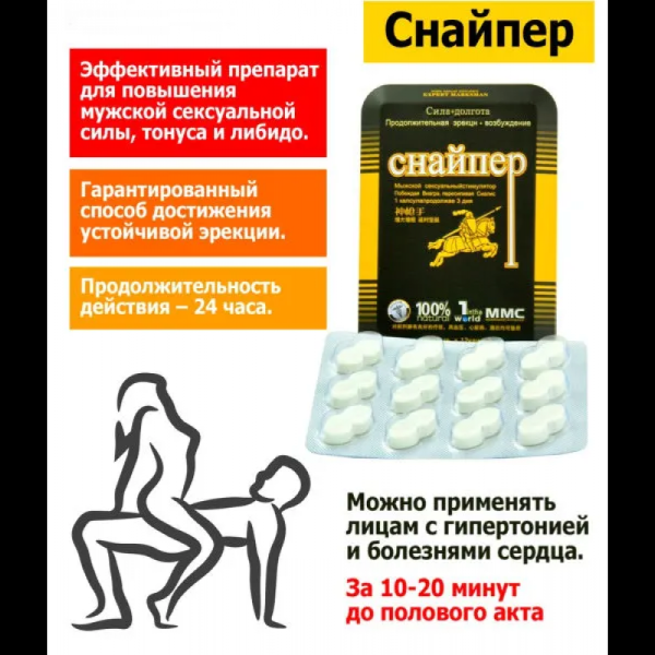 Препарат РОККО для повышения потенции у мужчин