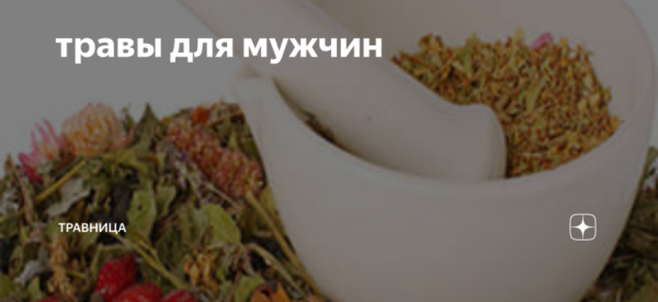Травяной сбор для повышения потенции у мужчин: эффективные рецепты и советы
