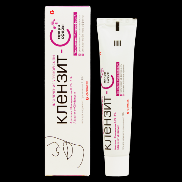 Клензит С &ndash; гель для умывания от прыщей: инструкция, цена, аналоги и отзывы