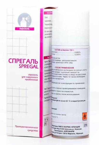 Спрегаль: инструкция по применению при чесотке