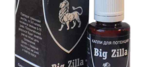 Как принимать капли для повышения потенции Big Zilla правильно