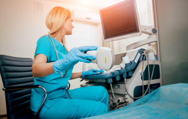 На УЗИ видна эрозия шейки матки или нет?