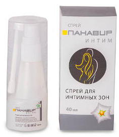 Панавир Интим спрей для лечения папиллом: инструкция, цена, отзывы