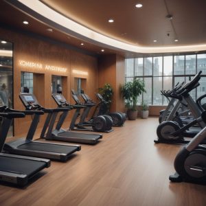 Фитнес клуб в торговом центре на Планерной улице рядом с метро Комендантский проспект