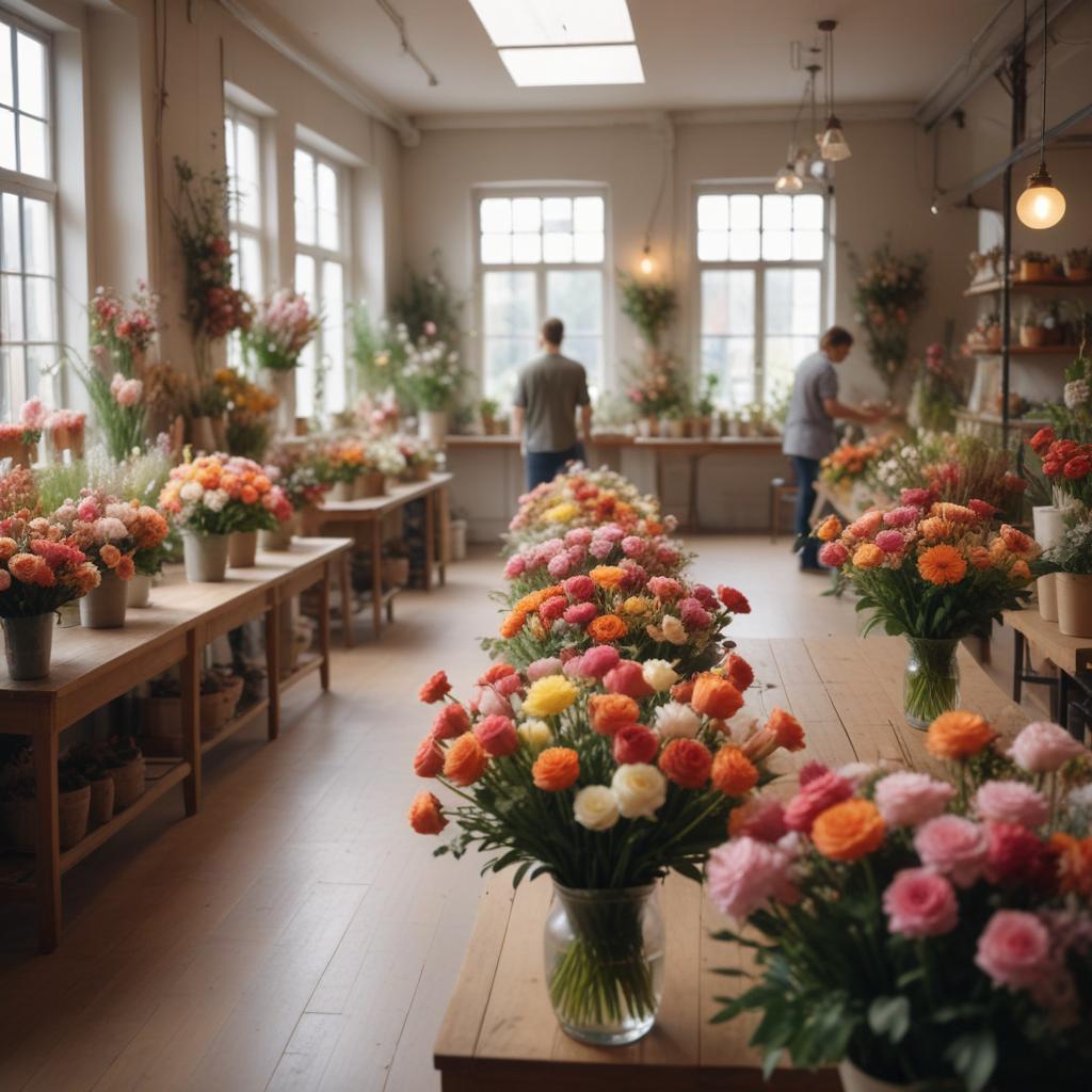 Доставка цветов и онлайн-выбор букетов в цветочной мастерской