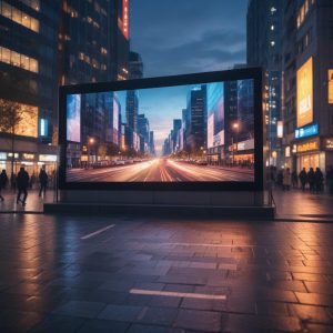 Уличные светодиодные экраны LED: характеристики и области применения