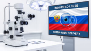 Наличие интраокулярных линз и доставка по России