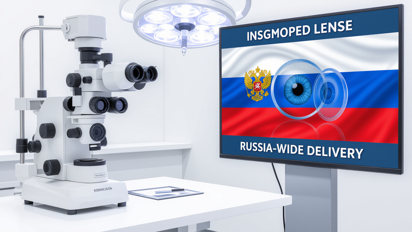 Наличие интраокулярных линз и доставка по России